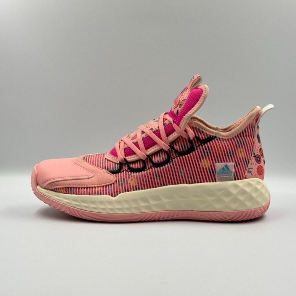 Adidas Mens 7 Pink Harden Vol. 5 Sugar Skull Dia de los Muertos Boost